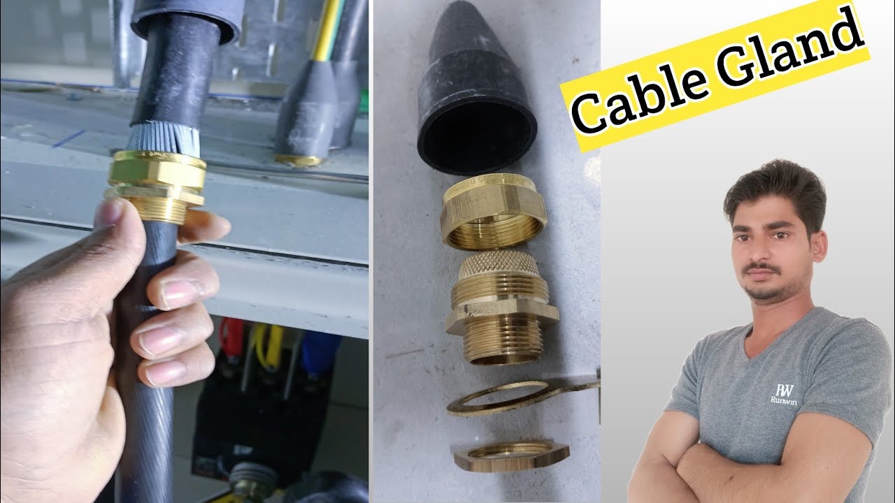 How to Cable Glanding / Cable Gland Kaise Karte Hai / Armored Cable Gland Installation / Usman Ele
