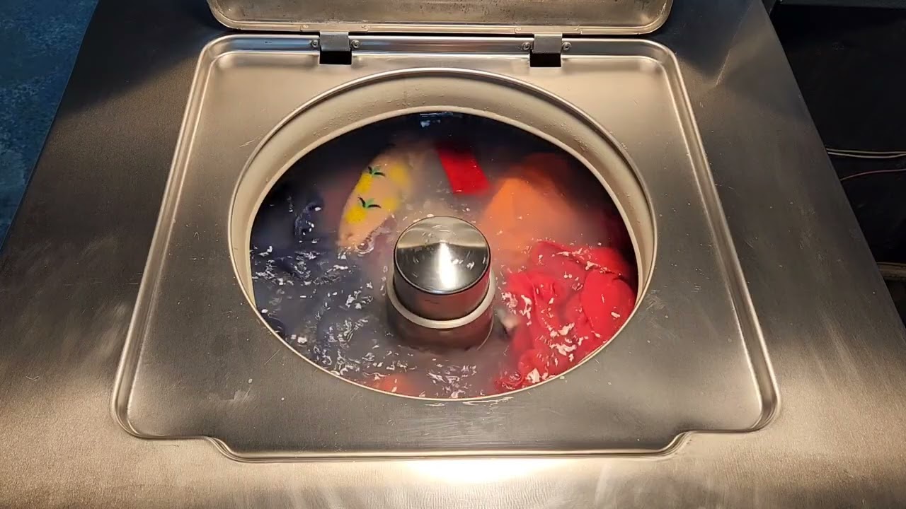 Full Cycle- 1957 Blackstone 350 automatic washing a load of lights