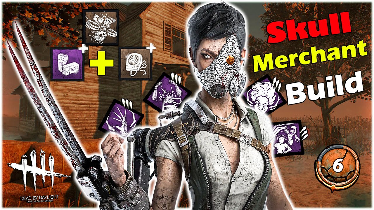 ديد باي داي لايت| Dead by Daylight | Skull Merchant Build | تاجر الجماجم بالبلد الجديد😁