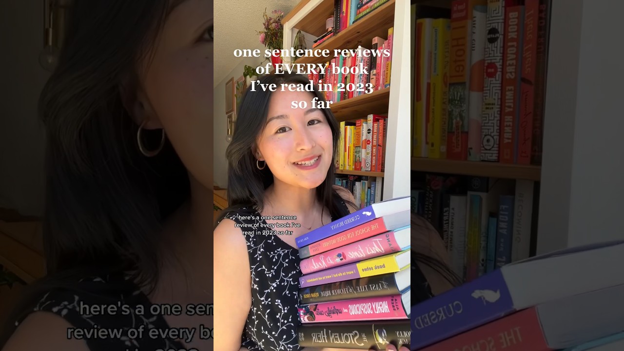 one sentence book reviews 2023 so far 