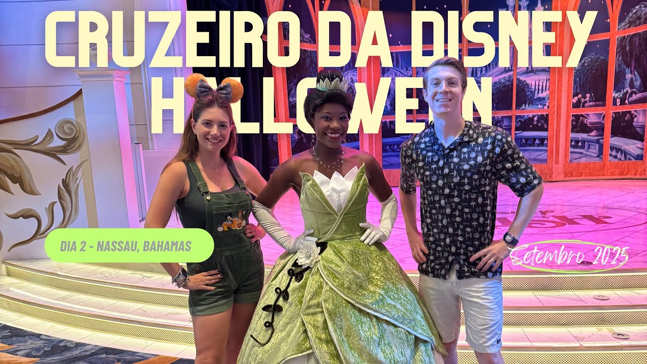 Dia 2 no Disney Wish - Nassau, Bahamas sem sair do navio!
