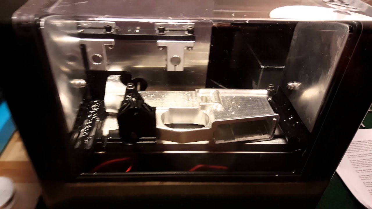 Ghost Gunner milling an AR-15 Lower Receiver