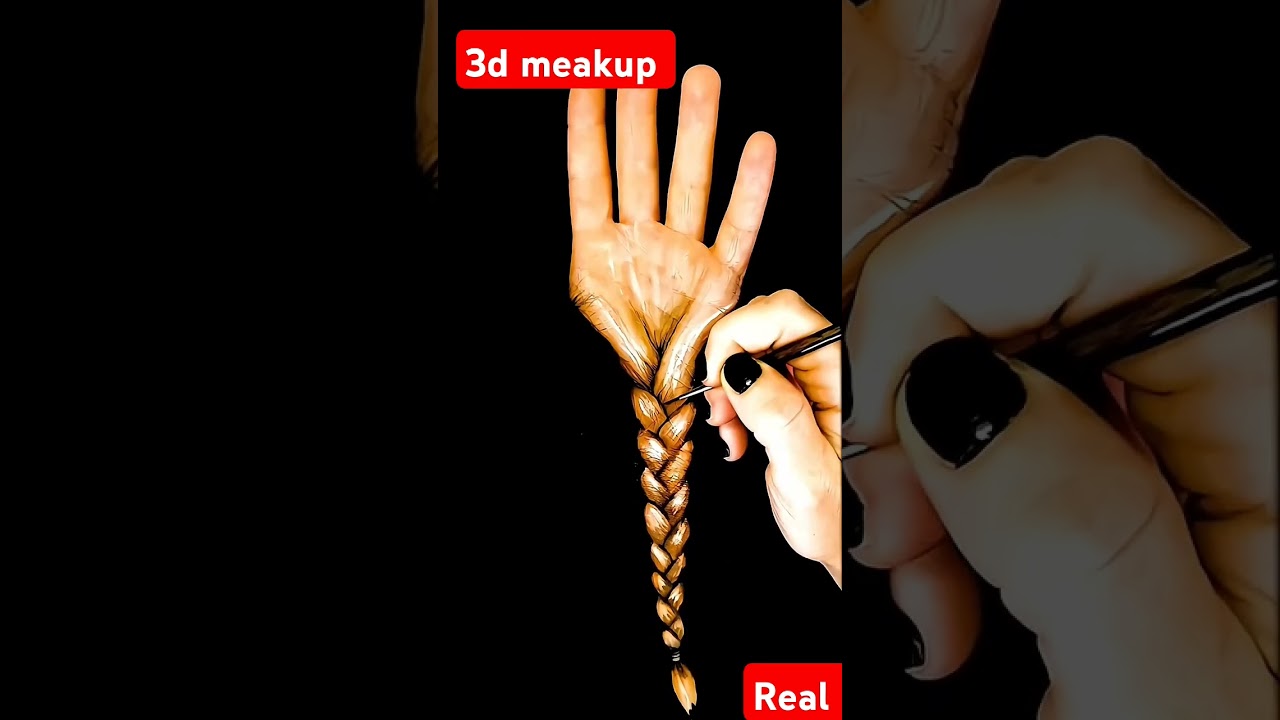 Wold's Unique 3D makeup art!