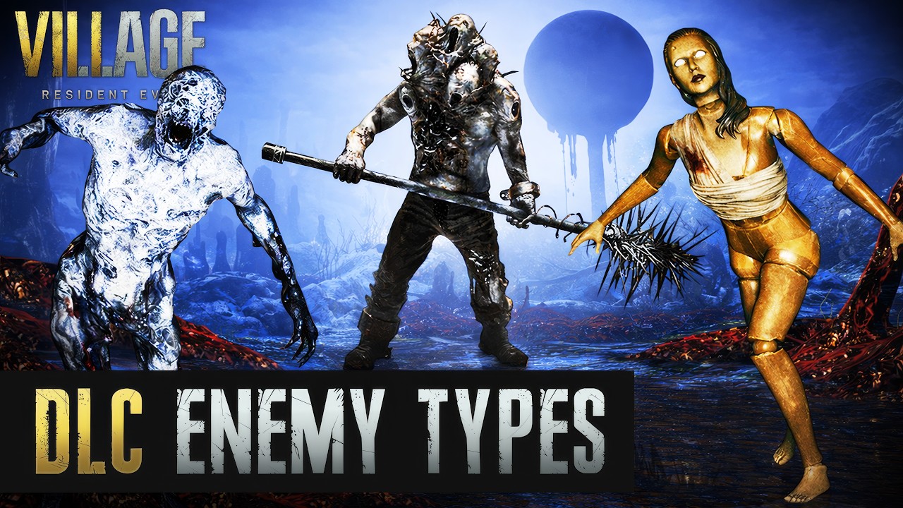 All DLC Enemies & Bosses in Resident Evil Village: Shadows of Rose [RE8]