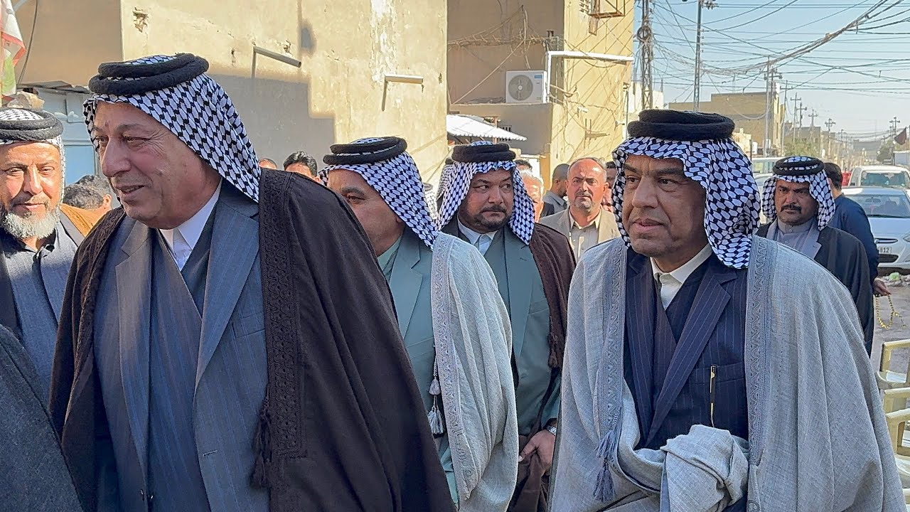 مشيةالسادةالأميال إلى عشيرة العوابد في كربلاءبحضور الشيخ حسين حميدآل مرزوك الشيخ نصيرعبدالحمزةآل عسل
