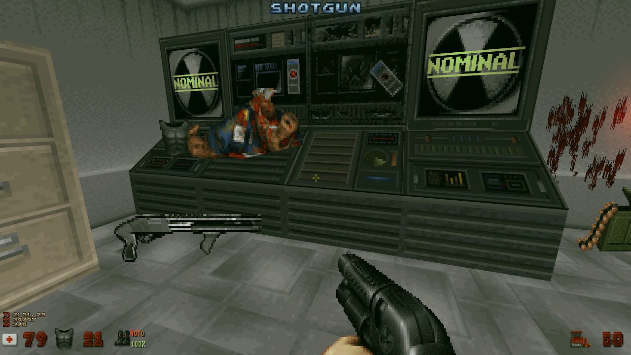 Duke Nukem 3D: Plutonium Pak - E4L8 Critical Mass - All Secrets UHD 4K