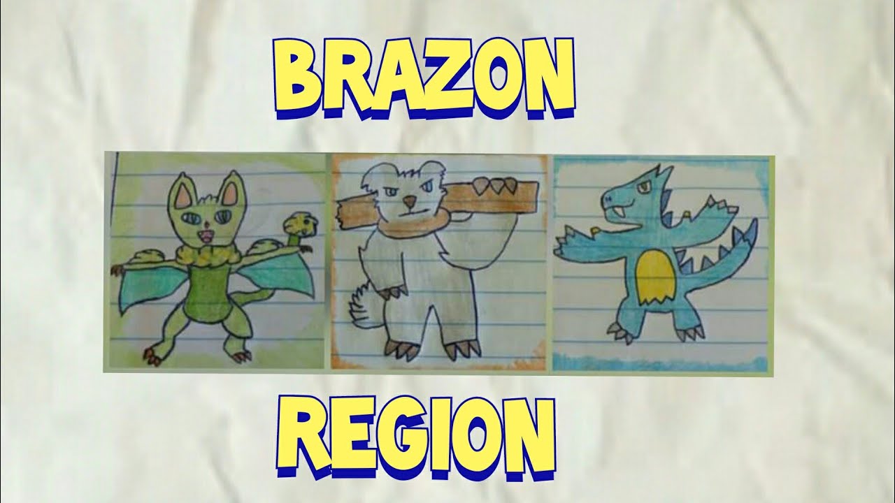 Minha Fakedex &ldquo;BRAZON&rdquo; at&eacute; o momento - Fakemon