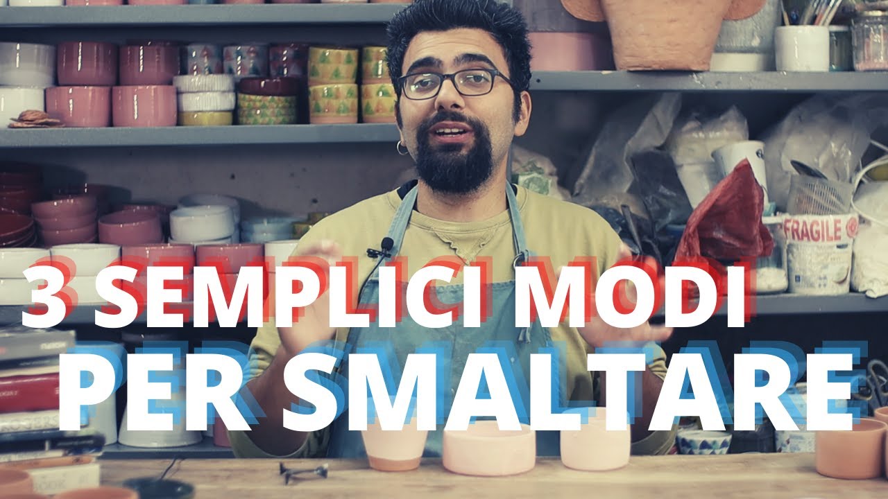 Corso di Ceramica: 3 modi Veloci per Smaltare le nostre Ceramiche.