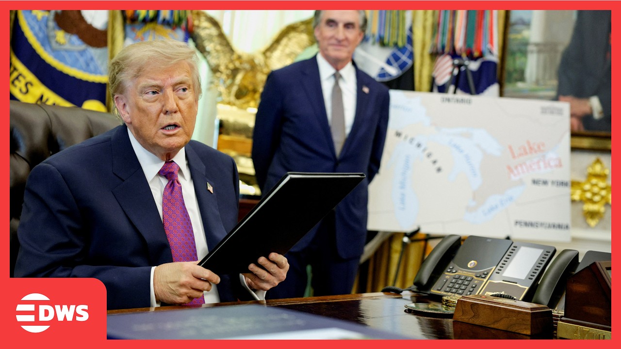 ПОЛНОЕ ВЫСТУПЛЕНИЕ: Трамп переименует озеро Онтарио, предостерегает Канаду, обсуждает Иран, Росси...