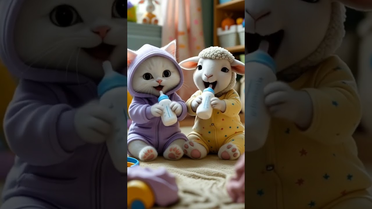 cutie cat sheep laughing #fart #cat #sheep #funny #comedy #shorts