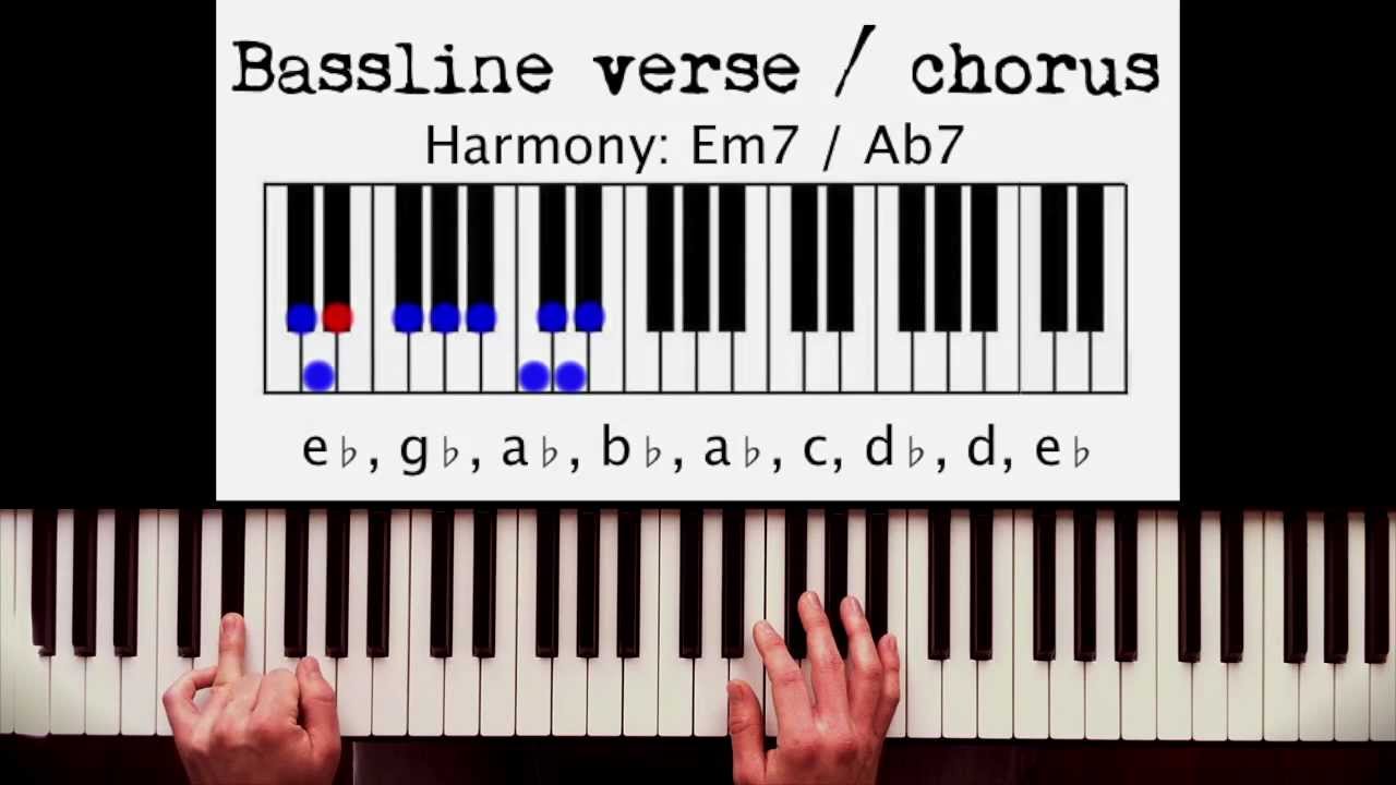 How to play: I Wish - Stevie Wonder. Original Piano lesson. Tutorial by Piano Couture.