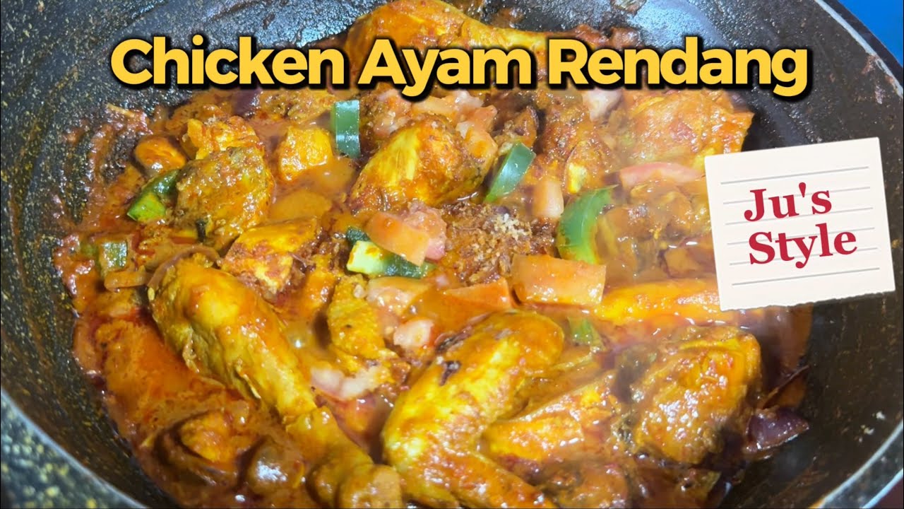 Chicken Ayam Rendang Recipe 