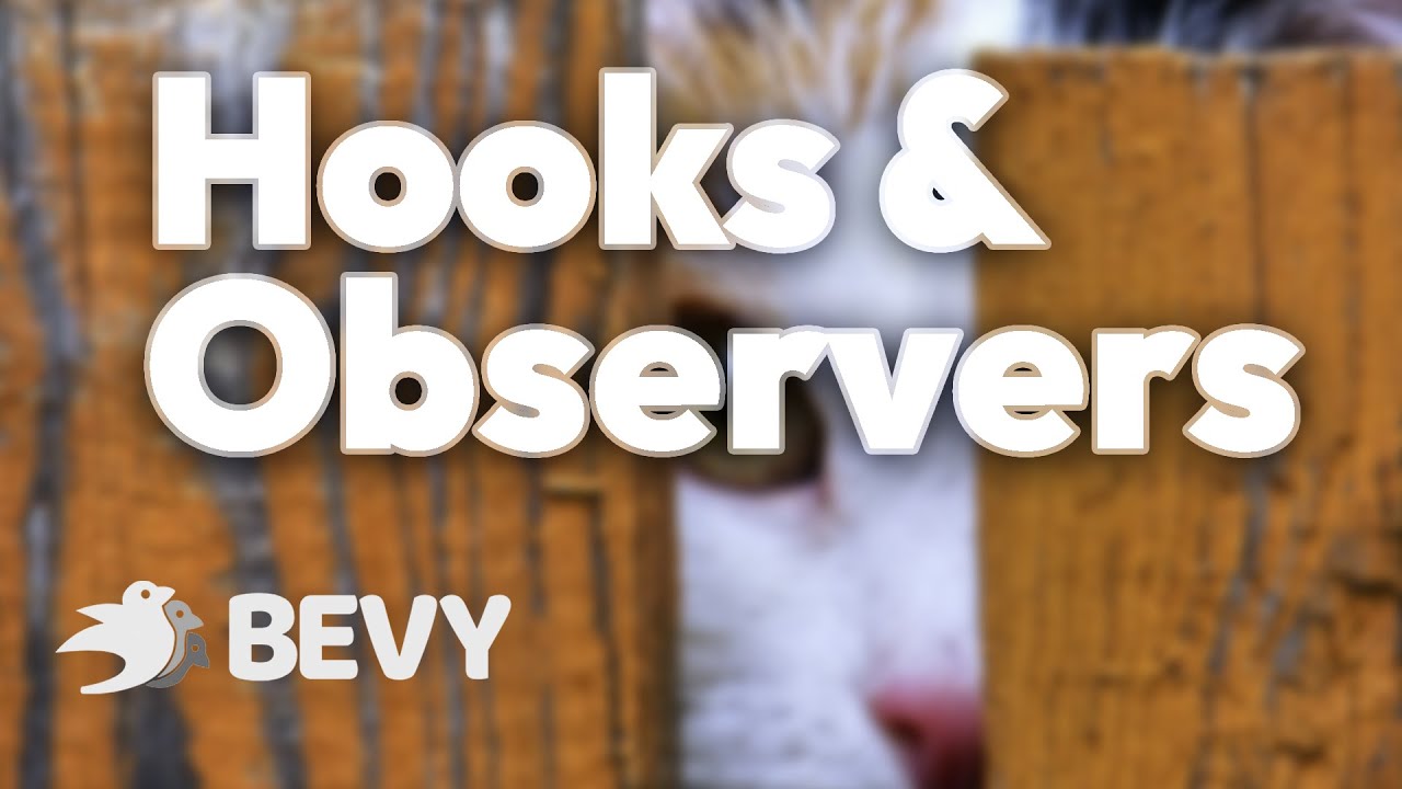 Hooks and Observers in Bevy 0.16