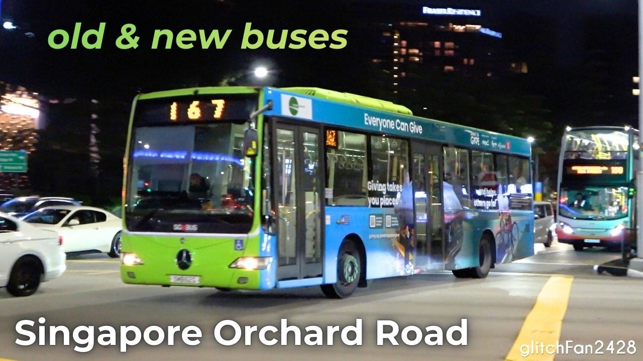 Buses at Orchard Station/Road,  Singapore 2026