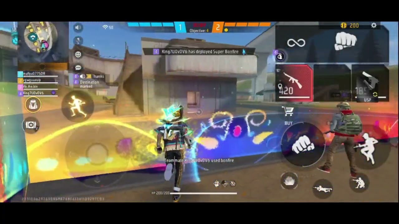 My fast game play ⏯️ free fire 🔥#freefire vs 4 Clutch in Free Fire 😱 | Impossible WinFree Fire Pro G