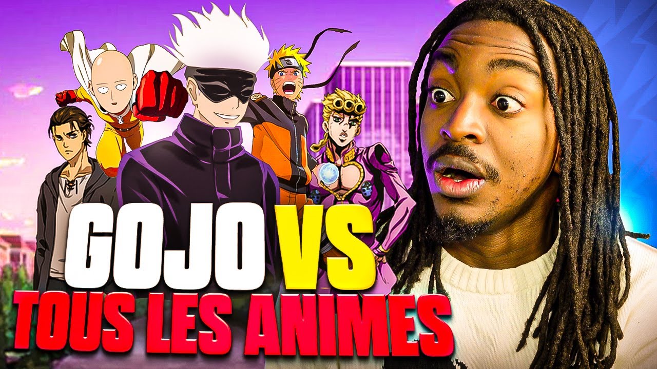 GOJO VS TOUS LES ANIMES ! ( IL EST CHEATÉ C'EST FRAUDULEUX )