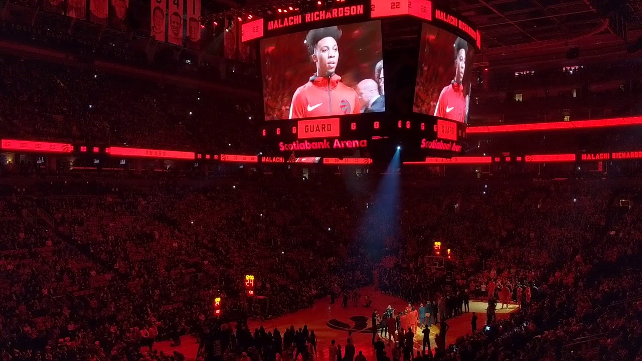 Player Introductions- 2018-2019 NBA Season Opener Cleveland Cavaliers @ Toronto Raptors 17/10/2018