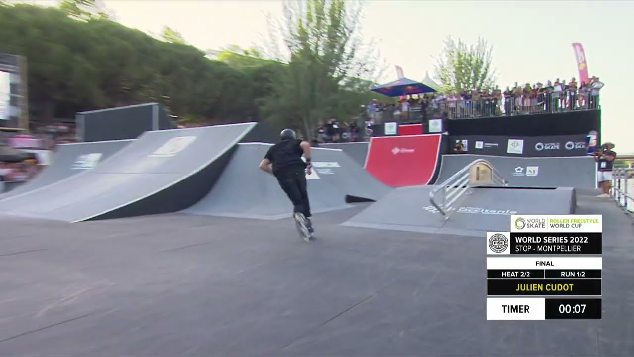 Julien Cudot | 3rd place - WS Roller Freestyle Park World Cup Men Final | #FISEMontpellier 2022