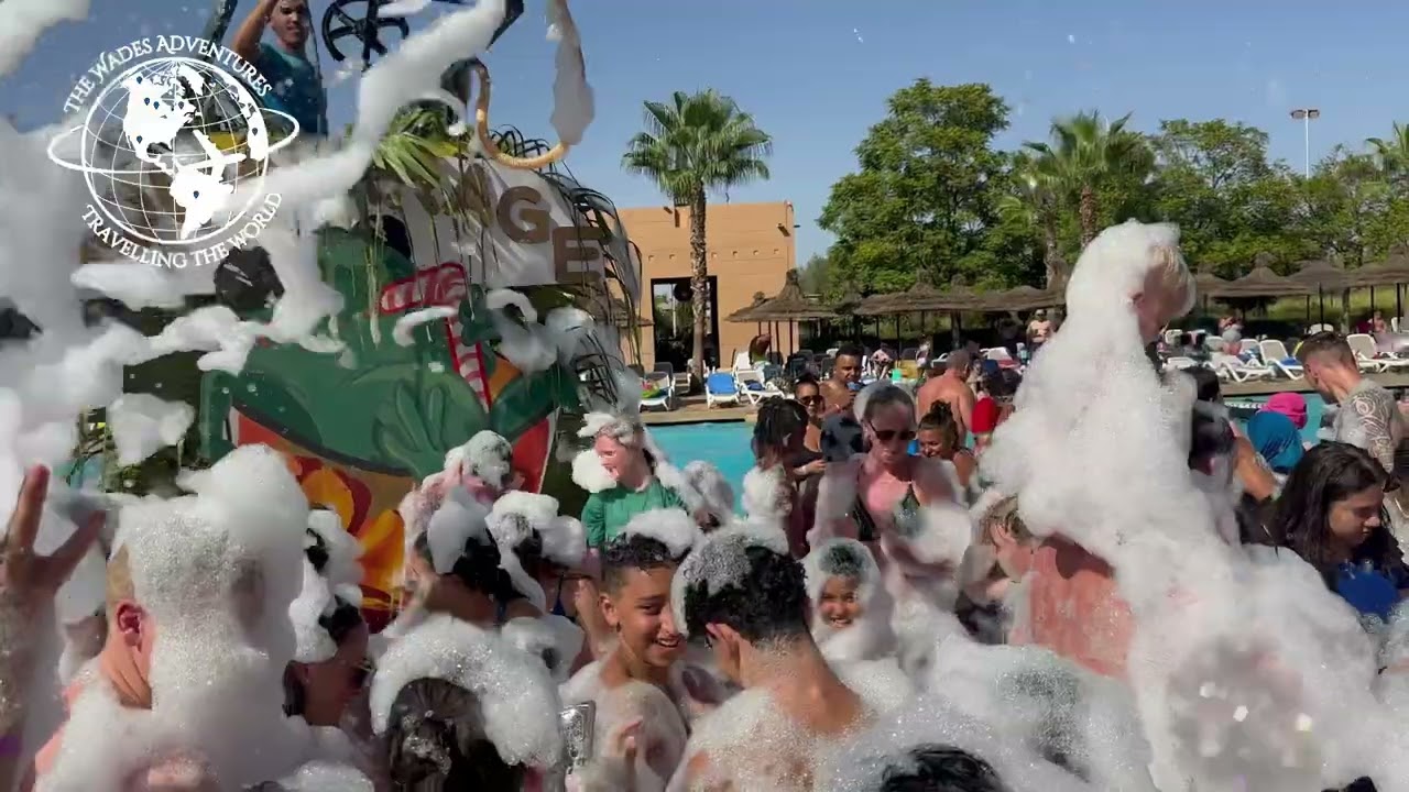Aqua Mirage Marrakesh SPLASHWORLD FOAM PARTY. Magic Hotels & Resorts, Morocco