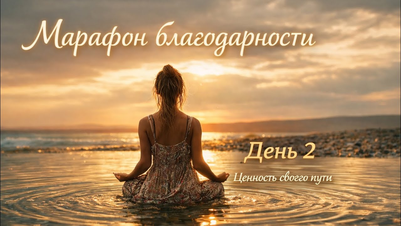 Марафон благодарности. День 2. Когда ты сомневаешься в своей жизни - послушай это.