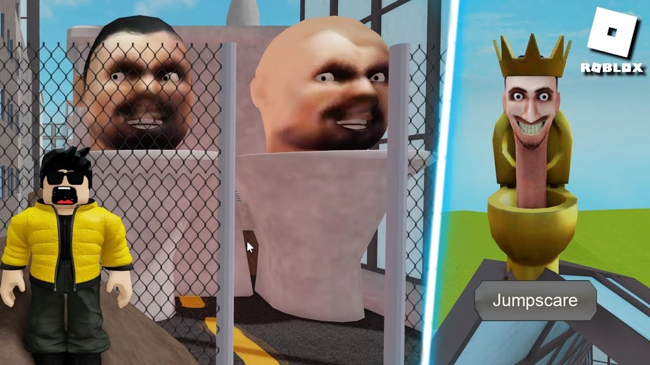 ROBLOX, FUJA DOS SKIBI TOILETS 🔴PARTE 2🔴, JOGO DAS CABEÇAS NO VASO SANITÁRIO, NEW Skibi Toilets GAM