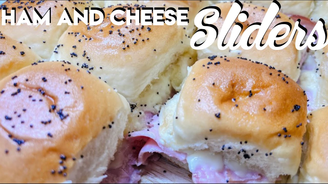 Easy ham and cheese slider | ham and cheese slider | Hawaiian ham and cheese sliders in the oven