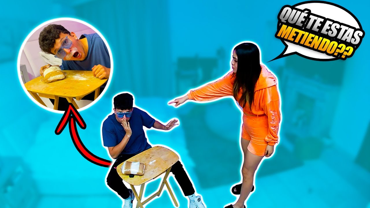 BROMA A MI NOVIA ME ENCUENTRA PERIQUIANDO EN EL CUARTO! *mira su reacción*