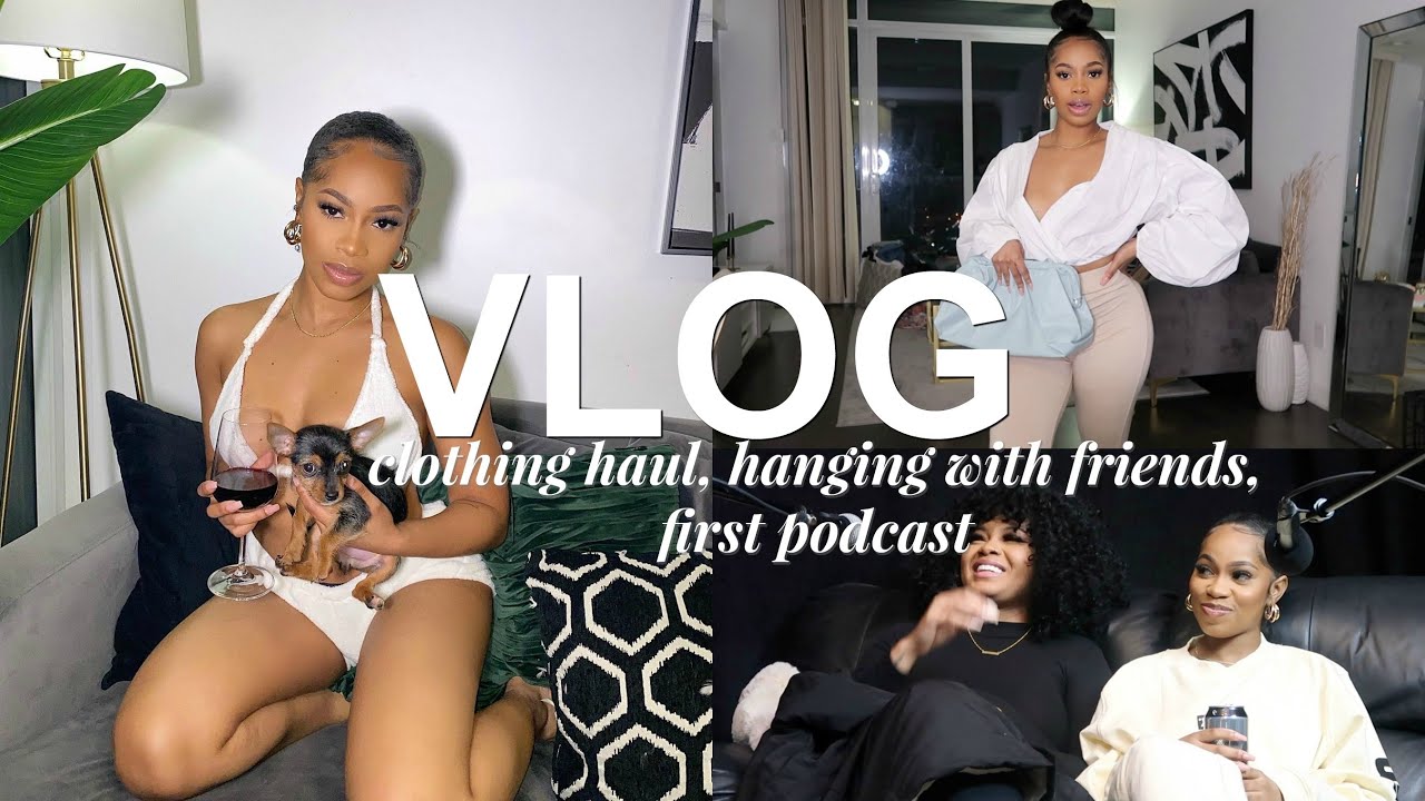 DOSE OF DANA | MINI TRY-ON HAUL, HANGING WITH FRIENDS, MY FIRST PODCAST!