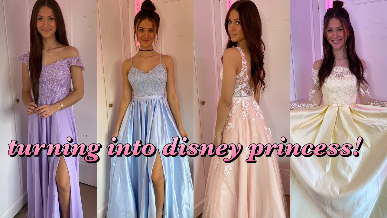 Turning into Disney Princess’ using JJsHouse Prom dresses!