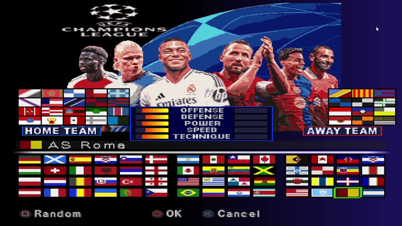 MOD Euro24 America24 Champions League 24 25 (Updated) -PS1-PS3 -PSP World Soccer Winning Eleven 2002
