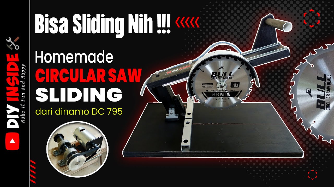 Cara membuat CIRCLE SAW sliding dari DINAMO DC 795