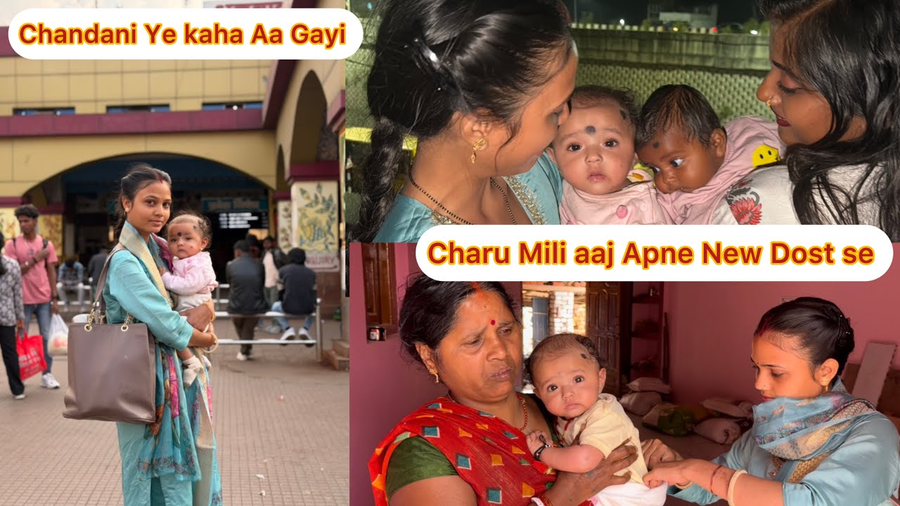Chandani Ko Lekar Aa Gaye Jharkhand Dhanbad ☺️|| Charu Mili Apne ek New Friend Se || #aryanrj 