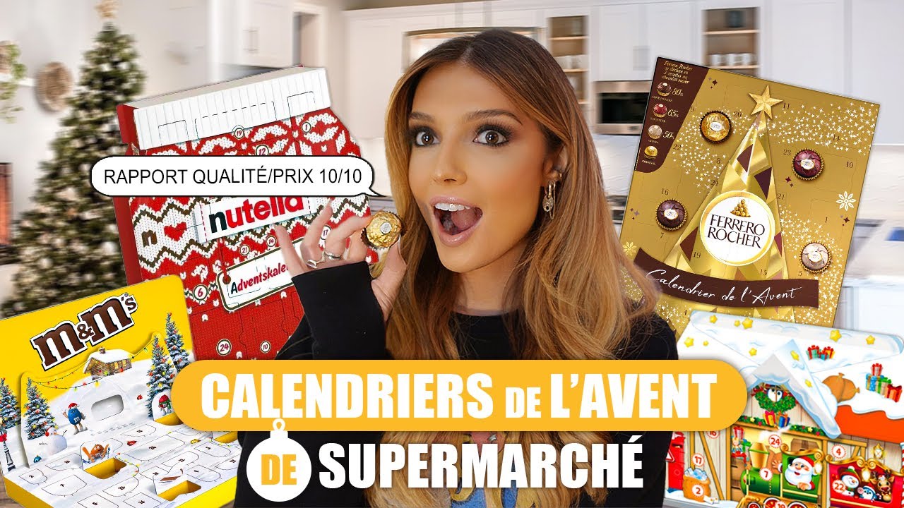 JE TESTE LES CALENDRIERS DE L'AVENT DE SUPERMARCHÉ (incroyable) | Julie Tagliavacca