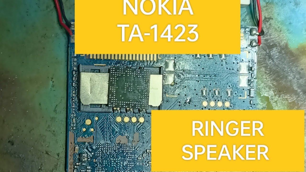 Nokia TA-1423 RINGER SPEAKER NOT WORKING SOLUTION