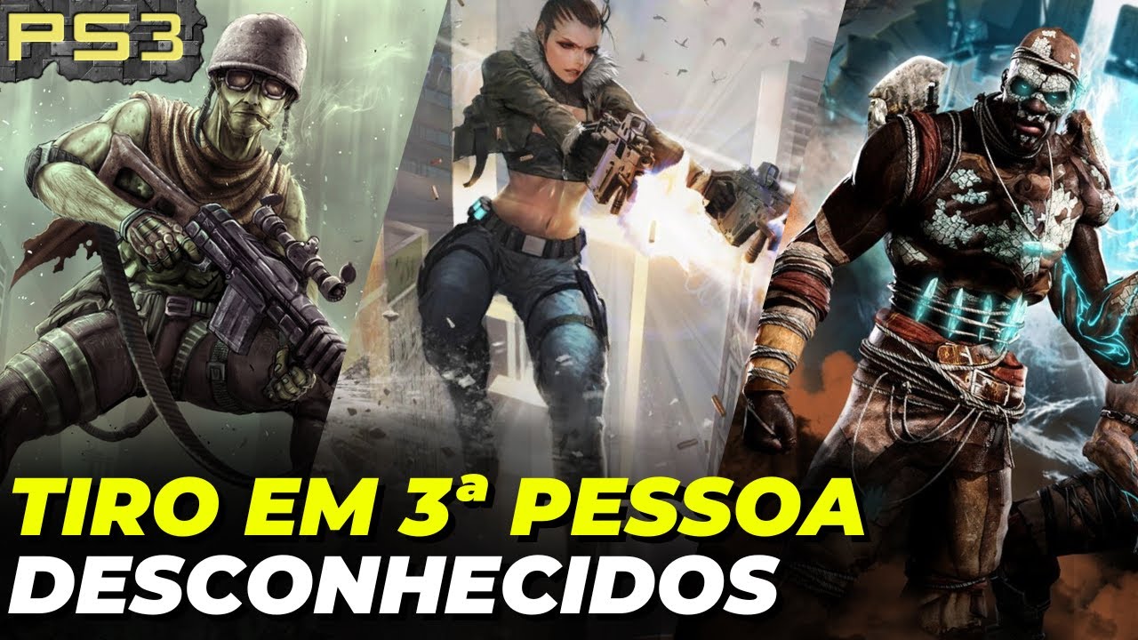 30 JOGOS DE TIRO EM TERCEIRA PESSOA ESQUECIDOS DO PS3! INDISPENSÁVEIS!