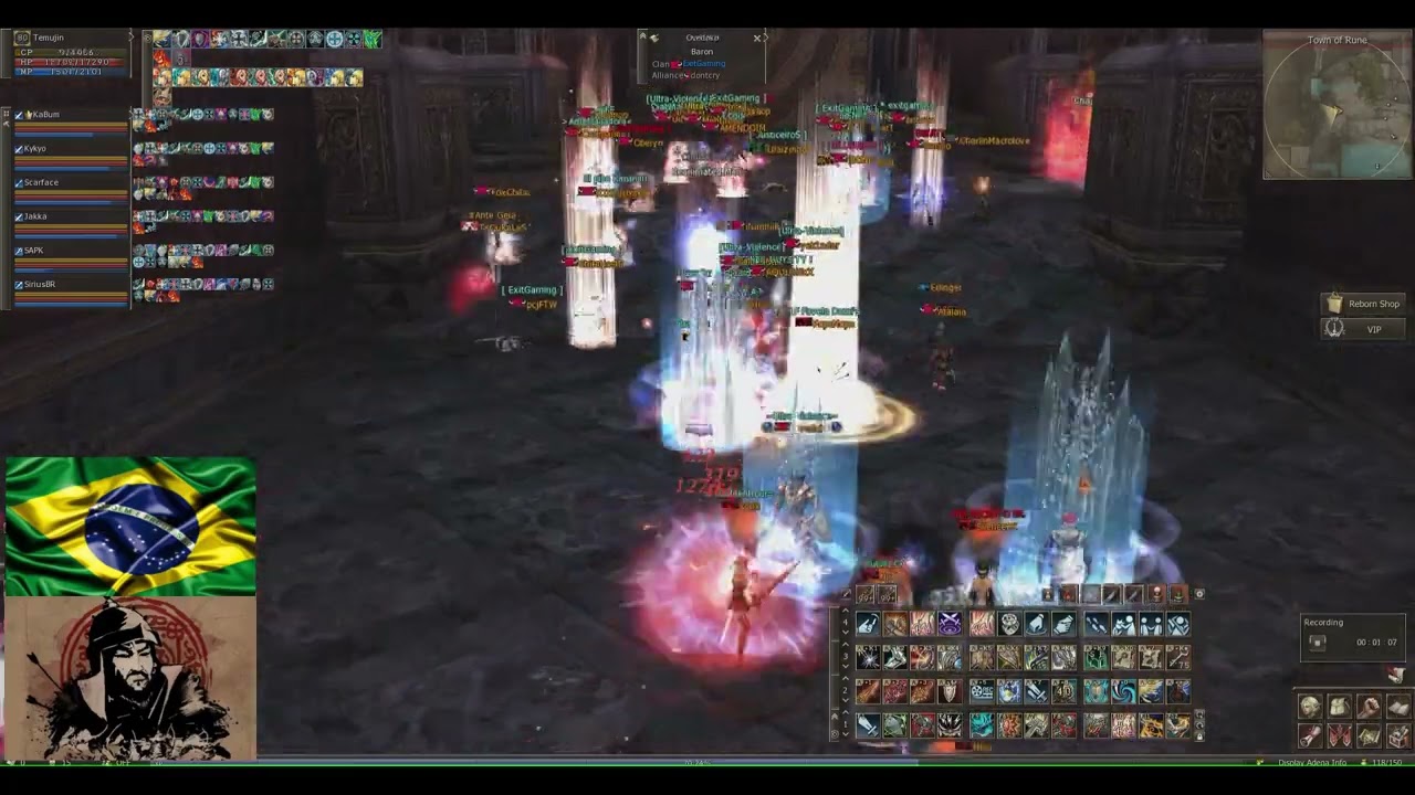 Mass PVP for spot L2Reborn Interlude 10x Brazilian's (CP) The hated Temujin