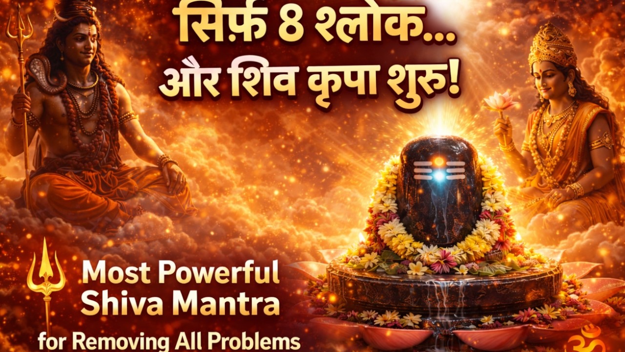 Lingashtakam Full Stotra | लिंगाष्टकम् | Most Powerful Shiva Mantra for Removing All Problems