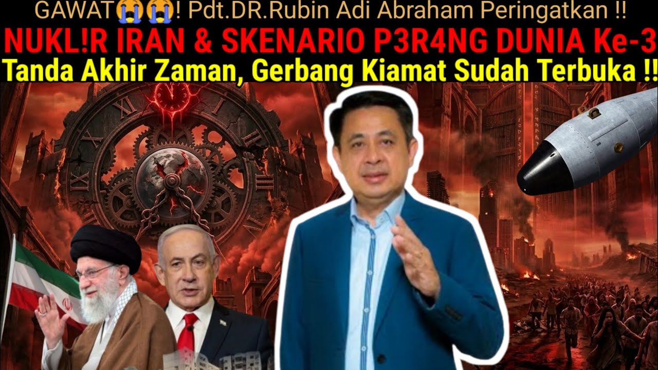 GAWAT😭😭! AMBISI NUKL!R !RAN & SKENARIO P3R4NG DUNIA Ke-3! Tanda Akhir Zaman, Gerbang K!am4t Terbuka!