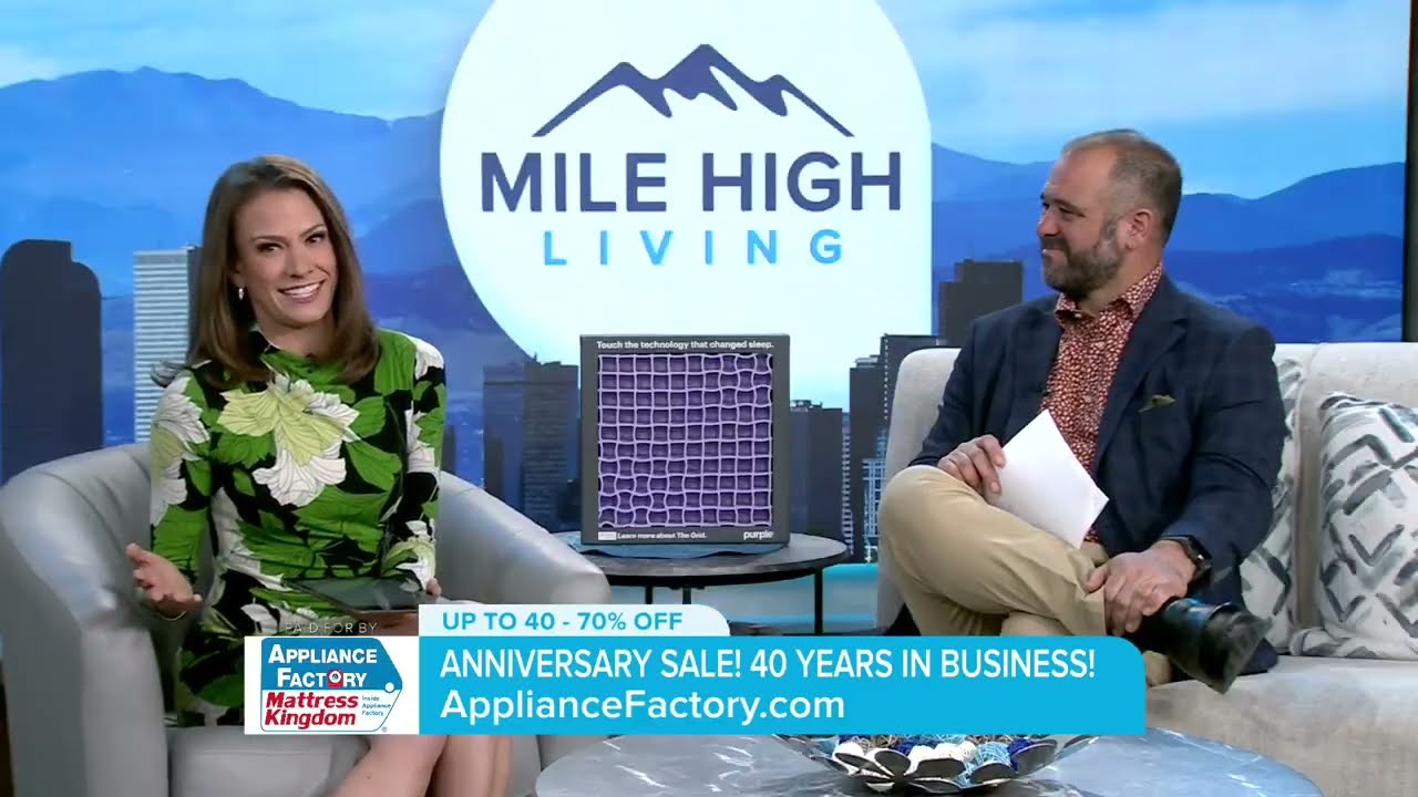 Телевизионный сюжет в Денвере: Юбилейная распродажа - Mile High Living, 7news