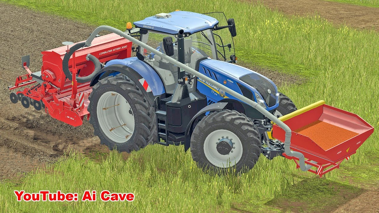 Front tank for seeders with a hose - Farming Simulator 2017 mods