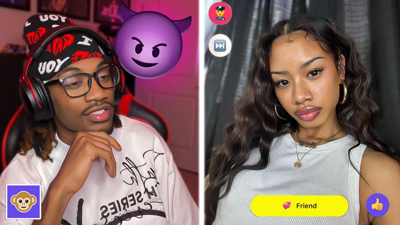 SHE PICKED ME OVER HER BOYFRIEND 😱 (MONKEY APP)