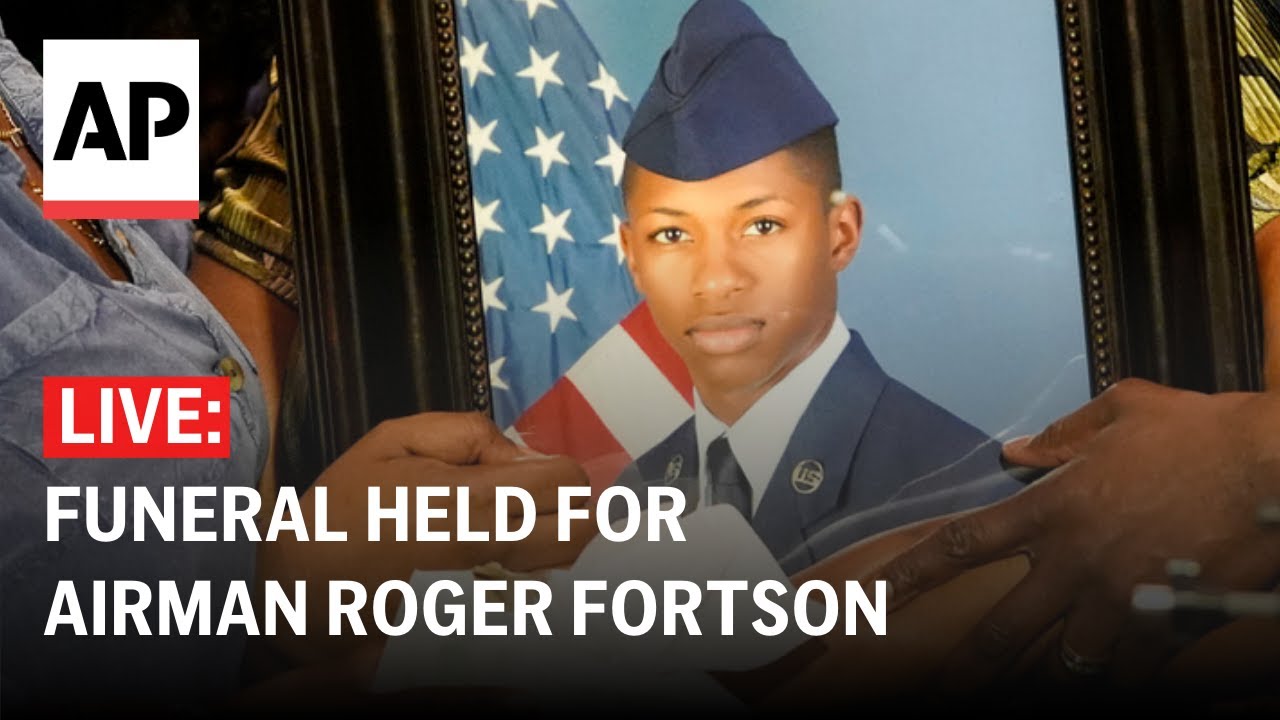 LIVE: Funeral held for US Airman Roger Fortson who was killed in his home by a Florida deputy
