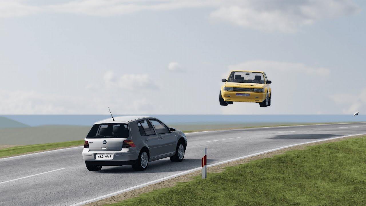 Extreme Car Crashes Compilation - BeamNG Drive #4