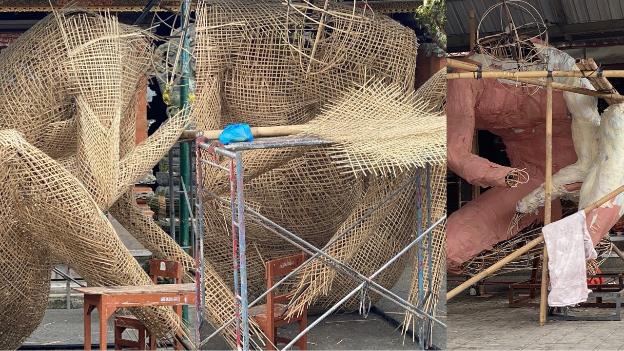 FULL KELILING TAMPAKSIRING PART1! UPDATE PROSES PEMBUATAN OGOH OGOH 2026