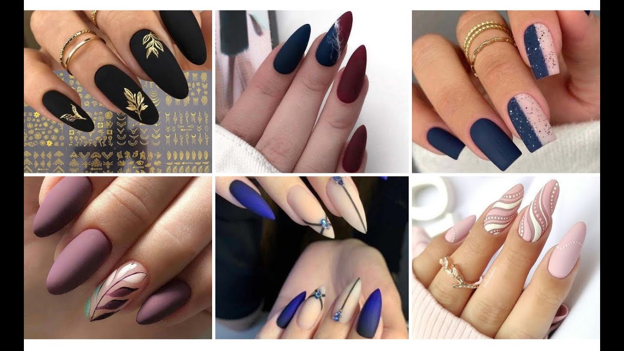 Latest And Trendy Mate Nail Art Design#NailArt #ChicNails #TrendyDesigns #NailFashion