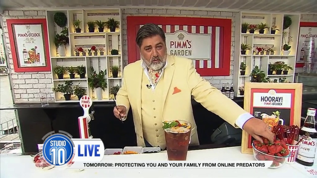 Matt Preston At Pimm's Garden Bar
