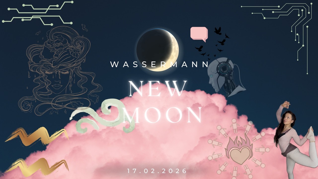 NEUMOND im Wassermann 15 Min Yoga für Vision & Neubeginn | Eclipse Season 2026