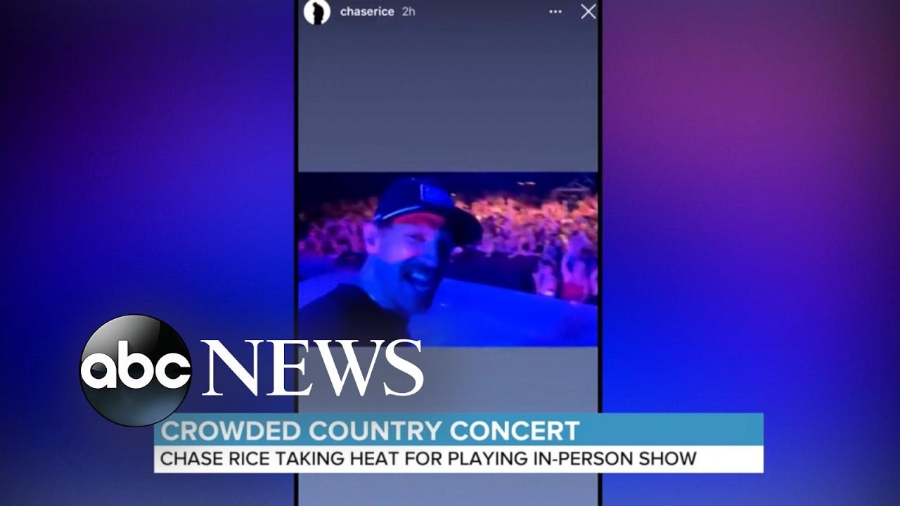 Crowded concert backlash