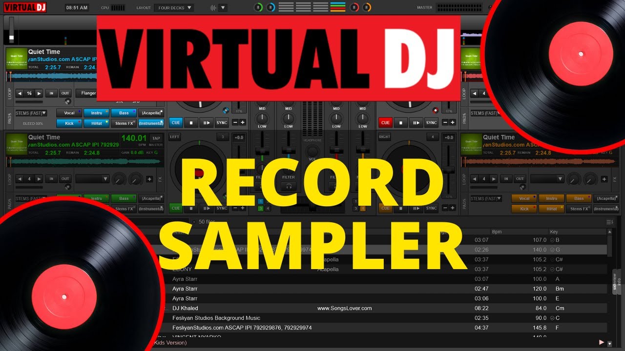 VirtualDJ 2023: How to Manually Record Samples