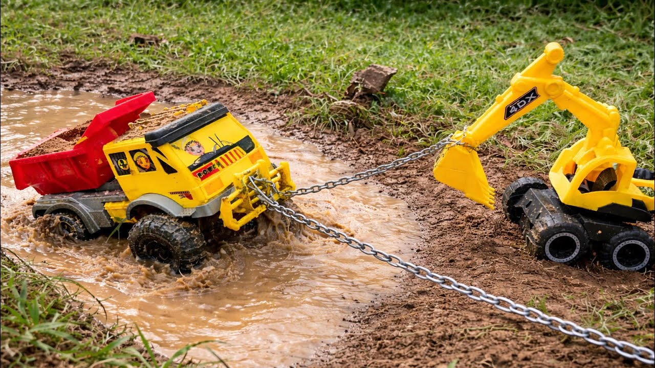 EXTREME RESCUE! Truck Trapped in Deep Mud (Will it Break?)